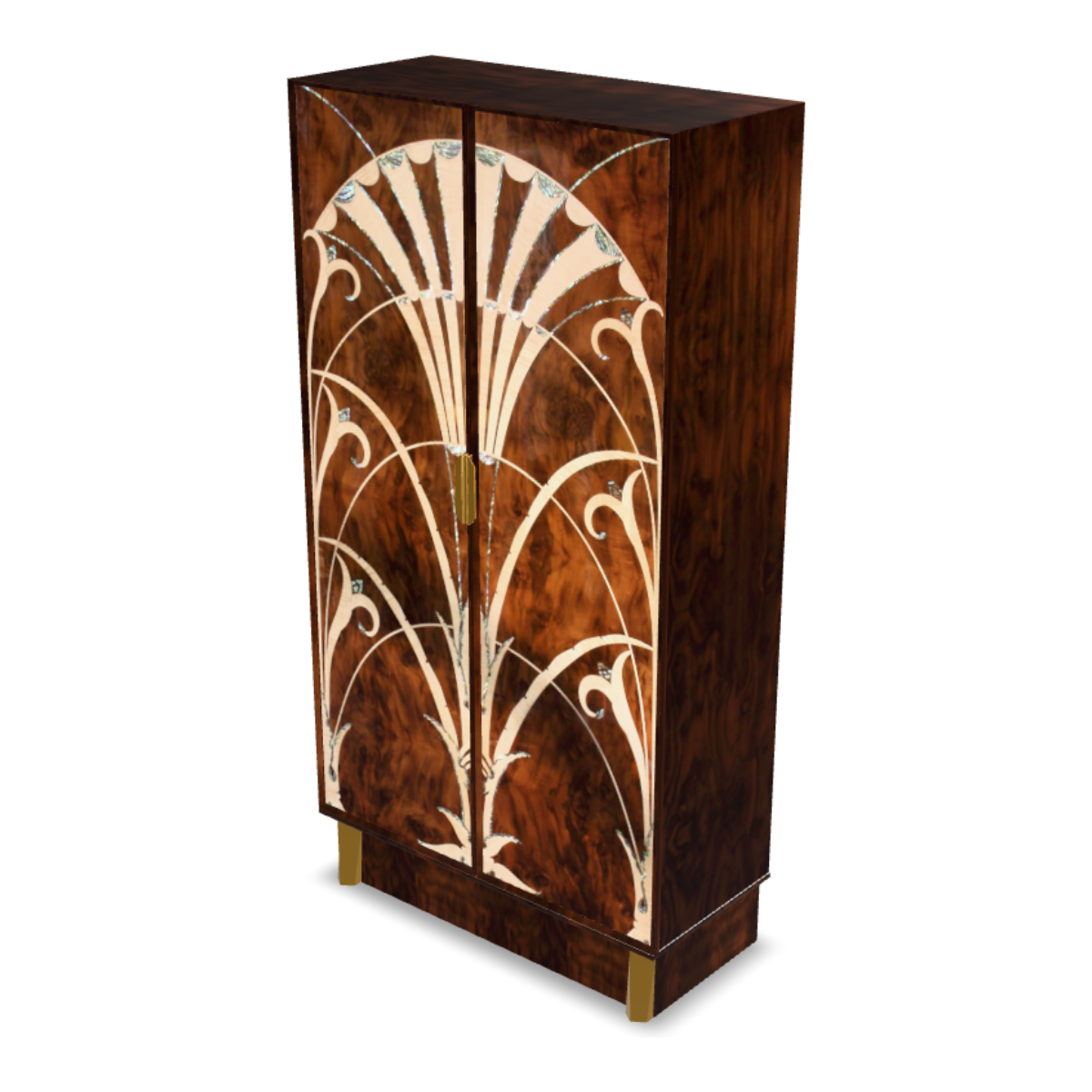 892 Two-Door Wine Cabinet A