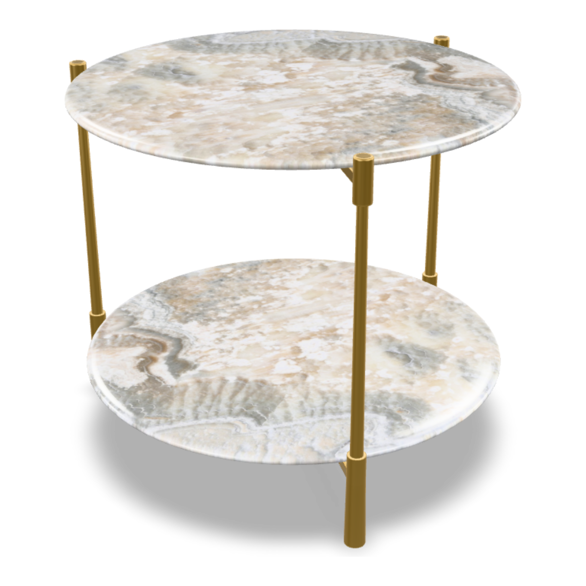 Side Table 893 C Round, Onyx