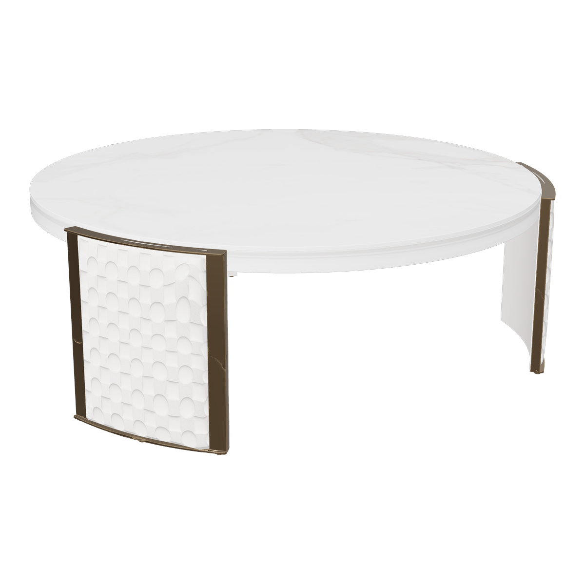 YA03 Round Coffee Table — Low